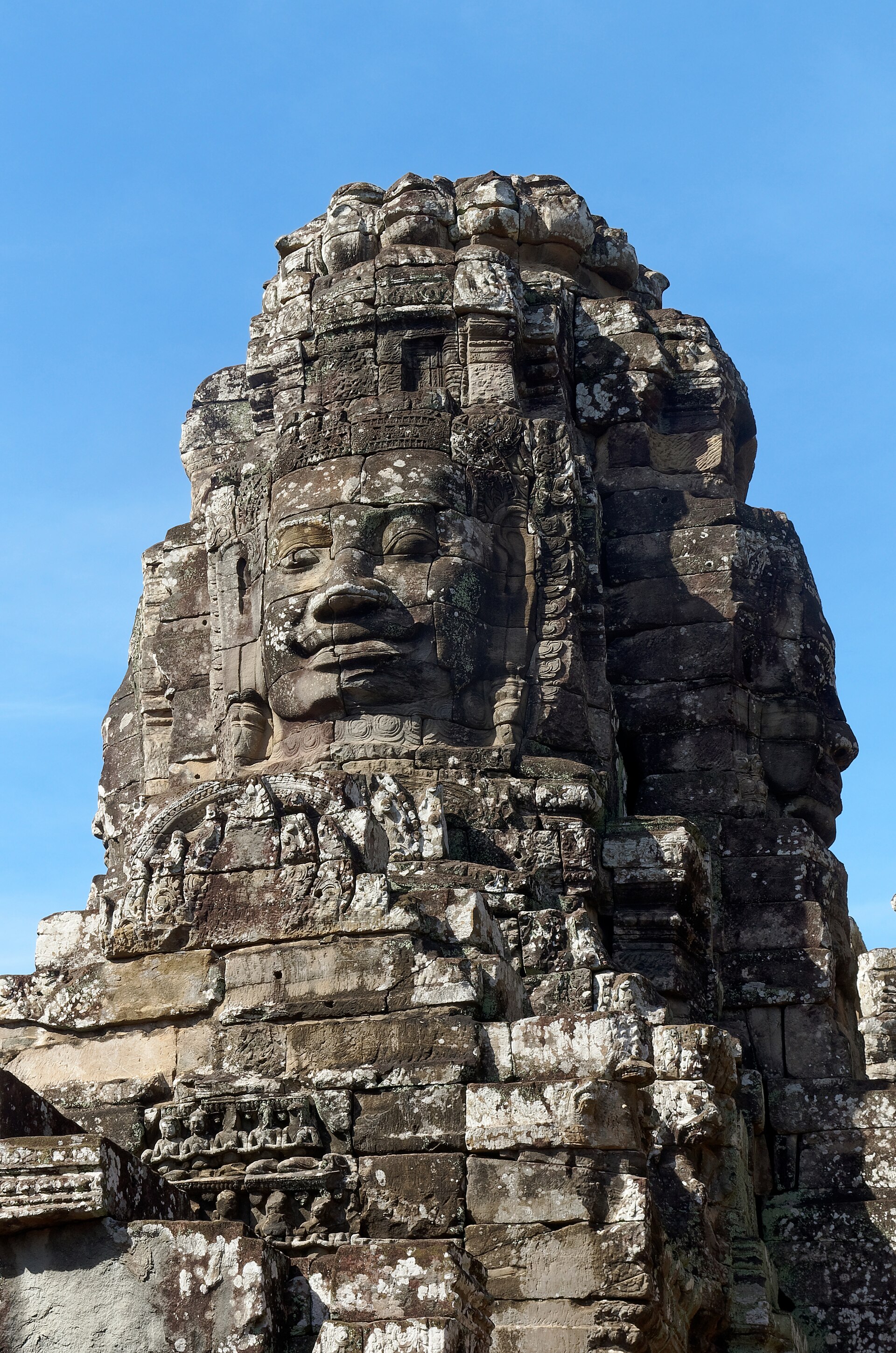 Stone faces of Bayon Temple